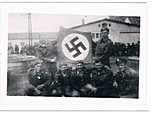 Captured Nazi Flag