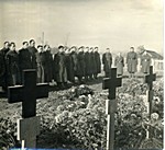Funeral at St Michael's churchyard